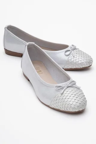 Copos Leder Schleife Kappe Ballerina