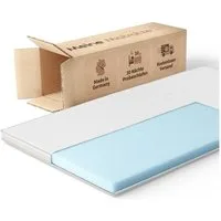 MeineMatratze24, Topper Kaltschaum H3, 7 cm hoch, Kaltschaum, Optimale Druckentlastung und besonders hygienisch