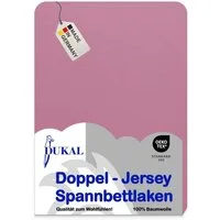 DUKAL Spannbettlaken Kinderspannbettlaken, 32 verschiedene Farben, 100% Baumwolle, Doppel-Jersey, Gummizug: rundum, (1 Stück), 40x90 cm, aus hochwertigem Doppel-Jersey, Made in Germany