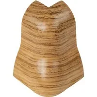 SN DECO GROUP Sockelleisten-Aussenecke SN Deco - Aussenecken, 4 Stück Aussenecken fur VKP Sockelleisten, Kunststoff (PVC)