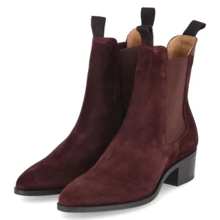 Gant Chelsea Boot ST BROOMLY  Rot - Gr. 37 -  Leder und Textil