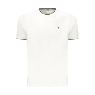 Coveri Moving Weißes Baumwoll Herren-T-Shirt