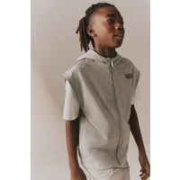 Next Kurzarmshirt Hoodie Tanktop und T-Shirt im Set (2-tlg)