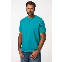 JP1880 T-Shirt Henley Basic Knopfleiste Halbarm