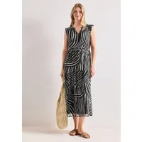 STREET ONE Maxikleid mit allover Print