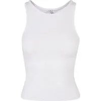 WITORU Tanktop 1er/2er Pack kurzes ärmellos Damen Shirt / Racer Back Top - 180 g/m² (1-tlg) Slim Fit - Gr. XS bis 3XL