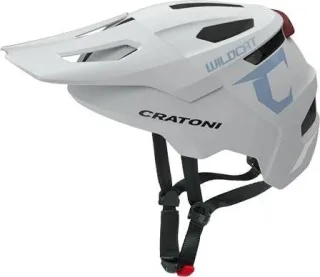 Cratoni WildCat LED Kinder-Helm coolgrey matt S/M (49-56 cm)