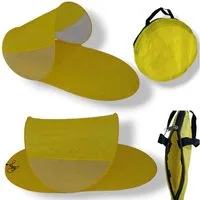 KEINerlei® aufblasbares Zelt Strandmuschel Pop up Strandzelt - Windschutz Zelt inkl Tasche