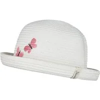 Sterntaler® Sonnenhut UV-Schutz 50+ Strohhut Schmetterling (1-St) Leichter, atmungsaktiver Strohhut mit Schmetterling-Stickerei, Krempe