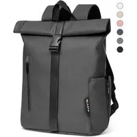 NULSTA Rucksack Rolltop Rucksack Wasserdicht Damen & Herren Daypack Freizeitrucksack, 30*15*40cm,Cityrucksack,Tourenrucksack,Schulrucksack,Laptoprucksack