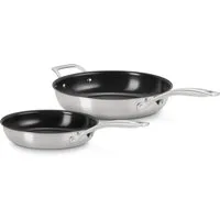 LE CREUSET Pfannen-Set Essential 3-ply Pfannenset antihaft 24/28cm 2tlg