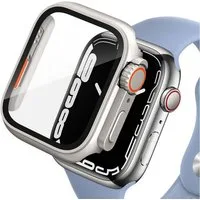TECH PROTECT Smartwatch-Hülle Defense360 Gehäuse Kompatibel mit Apple Watch 7 (45 mm)– Titanorange 45, 360 Grad Schutz mit integriertem Displayschutzglas