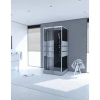 Marwell Komplettdusche Dusy, BxT: 90x90 cm, Einscheibensicherheitsglas, inkl. Armaturen