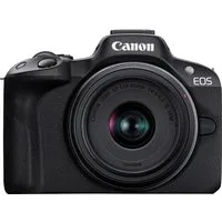 Canon EOS R50 + RF-S 18-45mm F4.5-6.3 IS STM Kit Systemkamera (RF-S 18-45mm F4.5-6.3 IS STM, 24,2 MP, Bluetooth, WLAN, inkl. RF-S Objektiv 18-45 IS)