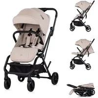 Chipolino Kinder-Buggy Kinderwagen Go Twist, Sitz drehbar PU-Reifen klappbar Federung Korb
