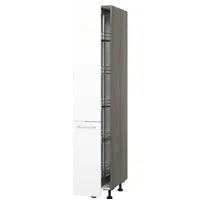 KOCHSTATION Apothekerschrank KS-Trea SVAV30-195 inklusive 5 verstellbarer Drahtkörbe, Höhe 195 cm, Breite 30 cm