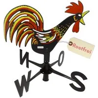GarPet Wetterfahne Wetterhahn für Garten Wetterfahne aus Kunststoff Bunt Windanzeiger