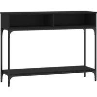 vidaXL Beistelltisch Konsolentisch Schwarz 100x30,5x75 cm Holzwerkstoff (1-St)