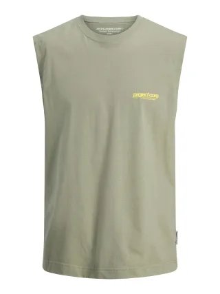 JACK&JONES - JCOUNION PRINT TANK TOP SN shadow - Gr. - L