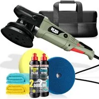 autopflege Exzenter Poliermaschine H15 Poliermaschinen Sets, Inkl. Mikrofasertücher und Polierpads