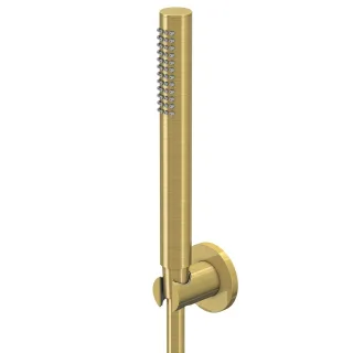 Steinberg Serie 340 Handbrausegarnitur mit Wandhalter, brushed gold, 3401650BG 3401650BG