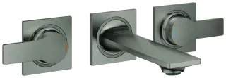 GROHE 3-Loch Unterputz Waschtischarmatur Allure 20189_2 FMS Ausl. 150mm hard graphite gebürstet, 201 20189AL2