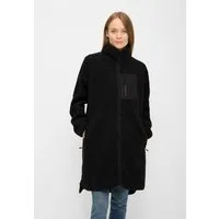 Derbe Fleecejacke Kuschelby Long Fleecejacke, lang, glitzernd, warm