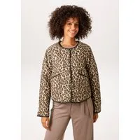 Aniston CASUAL Steppjacke mit trendigem Leo-Print