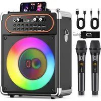 JYX Tragbarer Bluetooth 5.3 Karaoke-Lautsprecher Lautsprecher (Bluetooth, ideal für Outdoor-Events & Home-Party-Gesang)