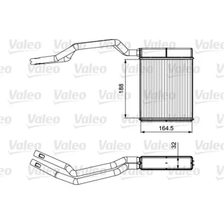 Valeo W?rmetauscher Ford C-Max Focus Kuga Volvo C30 C70 S40 V50 812367