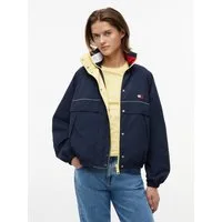 Tommy Jeans Windbreaker TJW COLORBLOCK WINDBREAKER Kunstfaser, elastische Bündchen, verdeckter Reißverschluss