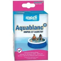 mediPOOL Poolpflege mediPOOL Aquablanc Mini Pool Set Sauerstoff, (Spar-Set)
