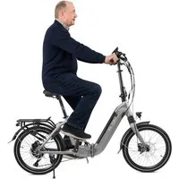 AsVIVA E-Bike Faltrad B13 20 Zoll Klapprad, 6 Gang Shimano Tourney Tourney Schaltwerk, Kettenschaltung, Heckmotor, 504 Wh, (Inkl. Samsung-Akku-Ladegerät, Schloss, Montagewerkzeug (95% vormontiert), 36 V / 14 Ah Samsung Akku, Heckmotor bis 25 km/h, se