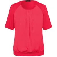 FRANK WALDER T-Shirt im Materialmix