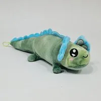 soma Kuscheltier Axolotl Kuscheltier Echse Molch Figur Plüsch XL 25 cm Püsch grün neu (1-St), Axolotl Plüschtier Molch Kuscheltier Figur Plüschtier Wassertier
