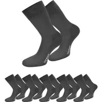 normani Diabetikersocken 6 Paar Komfortsocken mit Softrand und Frotteesohle (6 Paar) ohne einschneidendes Bündchen