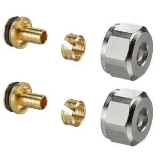 Klemmringverschraubung Set OVENTROP 1016874 3/4"IG x 16x2mm, für Kunststoffrohr 1016874