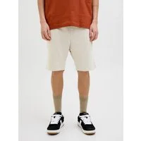 Jack & Jones Sweatshorts JPSTGORDON mit elastischem Bund unifarben, modisch, regular fit, Webstoff