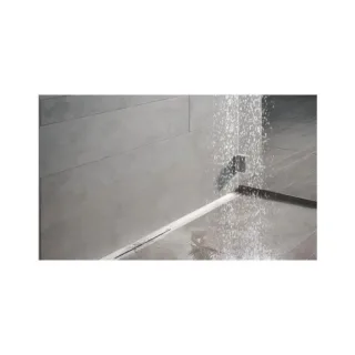 TECE drainprofil Duschrinne Set mit Ablauf 800mm Edelstahl poliert