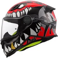 LS2 Motorradhelm FF812 Kid Punk Kinder Helm, Notfallsystem-polsterung (eqrs)