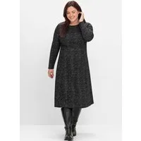Sheego Jerseykleid Shirtkleid Langarm