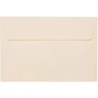Briefumschläge24Plus Briefumschlag 25 St. C6 (114 x 162 mm) Briefumschläge Haftklebend Zart Creme, C6 114 x 162 mm Recyceltes Material