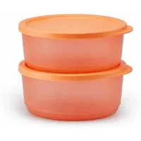 TUPPERWARE Vorratsdose Tupperware Cubix 530ml orange 2er set