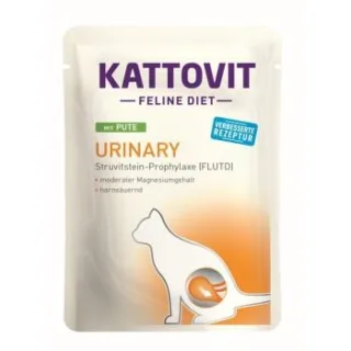 KATTOVIT Feline Diet Nassfutter Katze Urinary Adult Truthahn 48x85 g