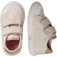 vertbaudet Mädchen Baby Stoffschuhe, Klett Babystiefel