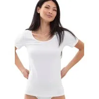 Mey Kurzarmshirt Cotton Pure Rundhalsausschnitt, Halbarm, Legere Passform