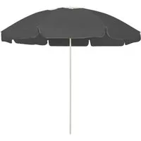 vidaXL Sonnenschirm Strandschirm Anthrazit 240 cm