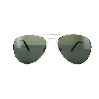 Polaroid Aviator Unisex Gold Grün Polarisierte Sonnenbrille