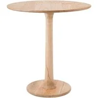 CLP Beistelltisch Beistelltisch Morristown (1er), runder, massiver Holztisch aus Mindi-Holz