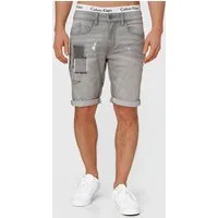 Indicode Jeansshorts Herren Roberts Jeans Shorts Herrenshorts aus elastischer Baumwoll-Qualität